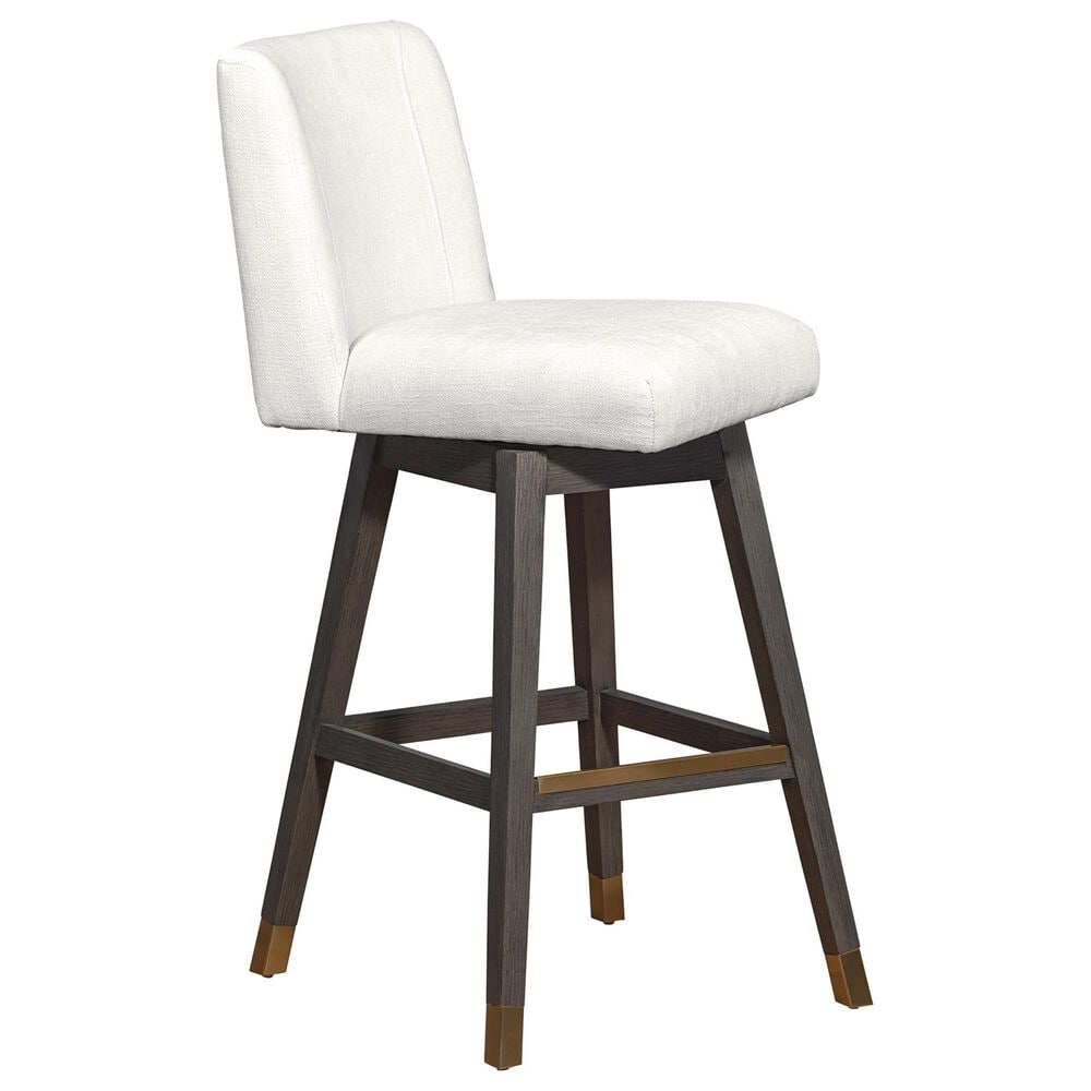 Blue River Basila Swivel Barstool in Pearl, , large