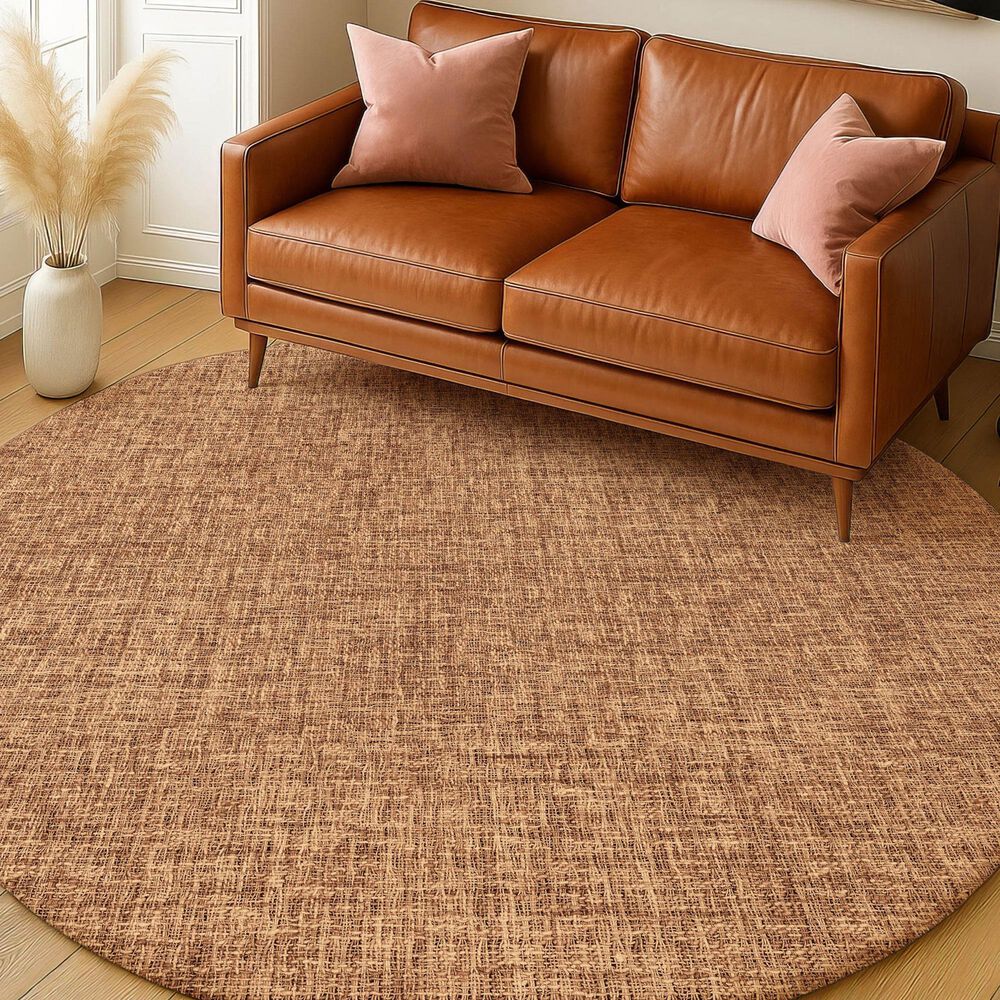 Dalyn Rug Company Voyage VY1 Spice 8' Round Area Rug, , large