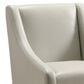 Office Star Products Monarch Side Chair with Cream Faux Leather Cushion in Light Oak, , large