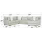 Albany Furniture 3-Piece Stationary Right Facing Sectional in Silver, , large