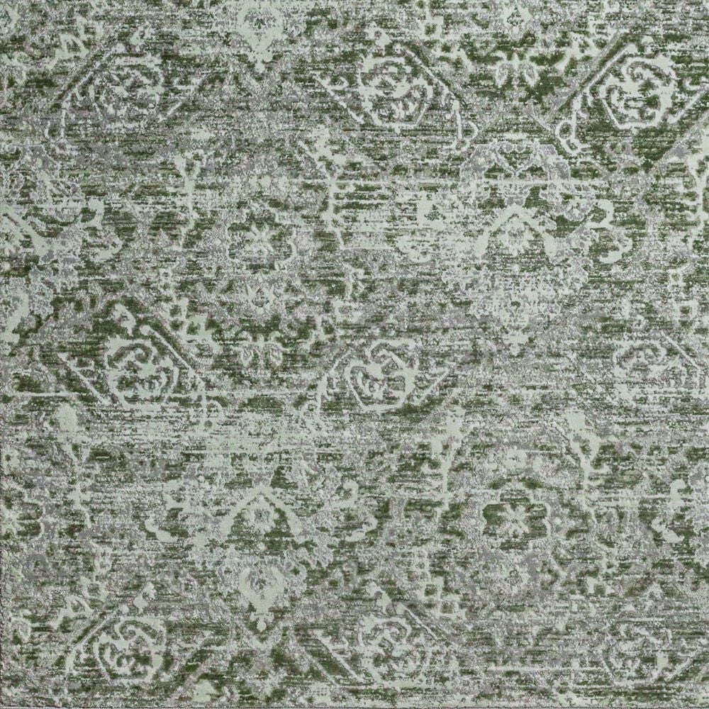 Radici USA Livigno Damask 7&#39;10&quot; Round Green Area Rug, , large