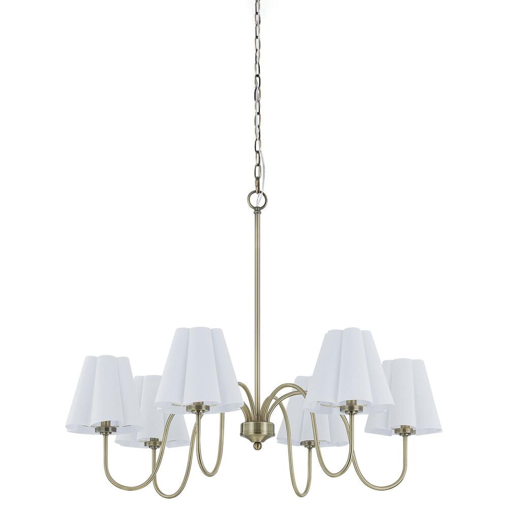 Southern Lighting Kensington 6-Light Chandelier in Brass, , large