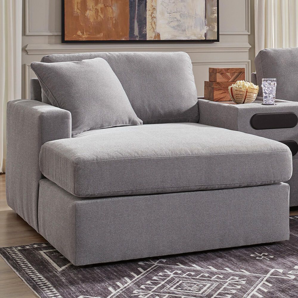 Ashley Modmax Left-Arm Facing Corner Chaise In Granite