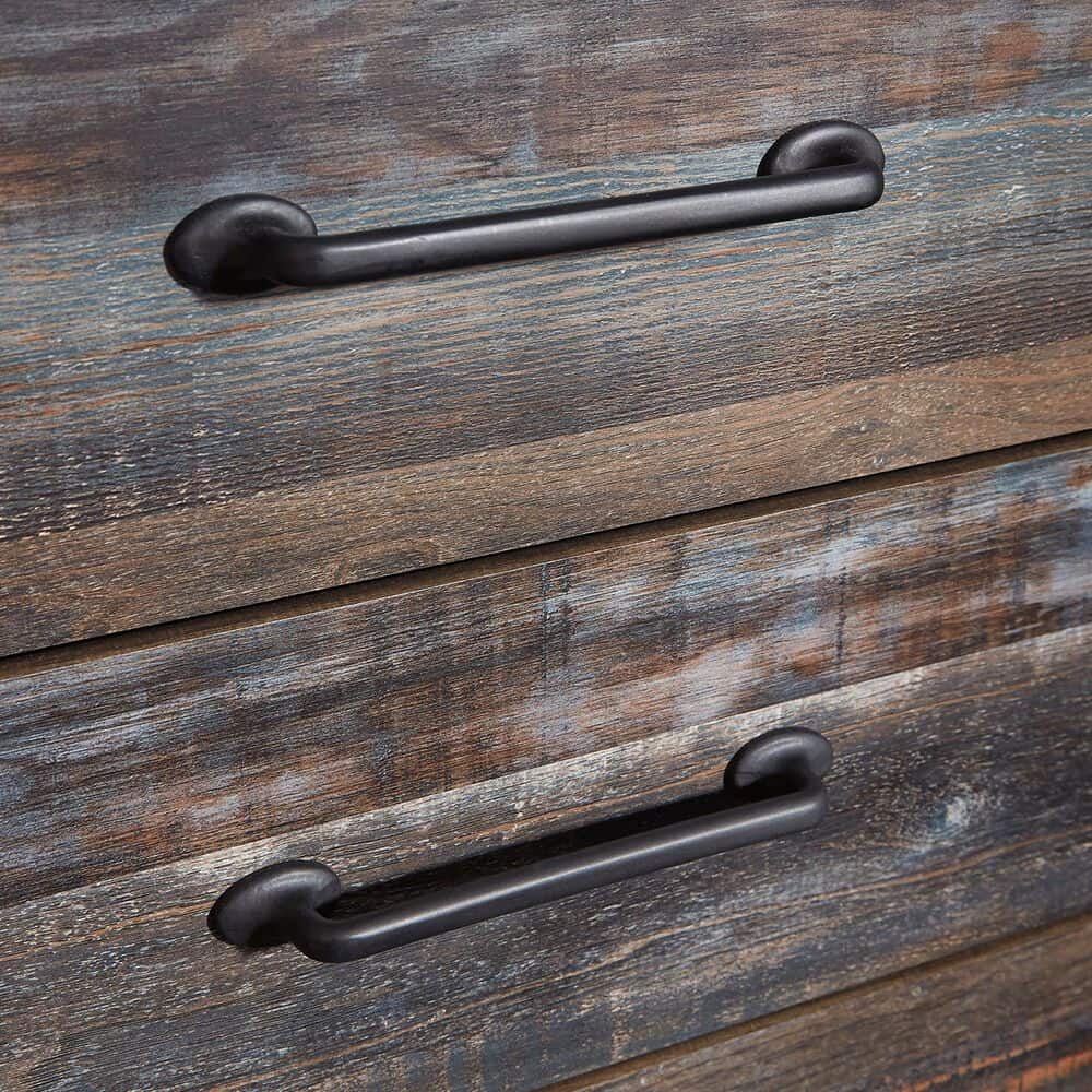 Ashley Drystan 5 Drawer Chest in Brown Rustic, , large