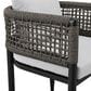 Blue River Felicia Patio Dining Chair in Black (Set of 2), , large