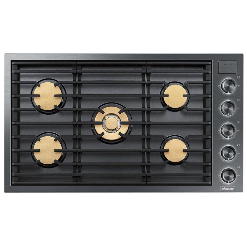 Dacor 36" Gas Cooktop in Graphite Stainless Steel, , large
