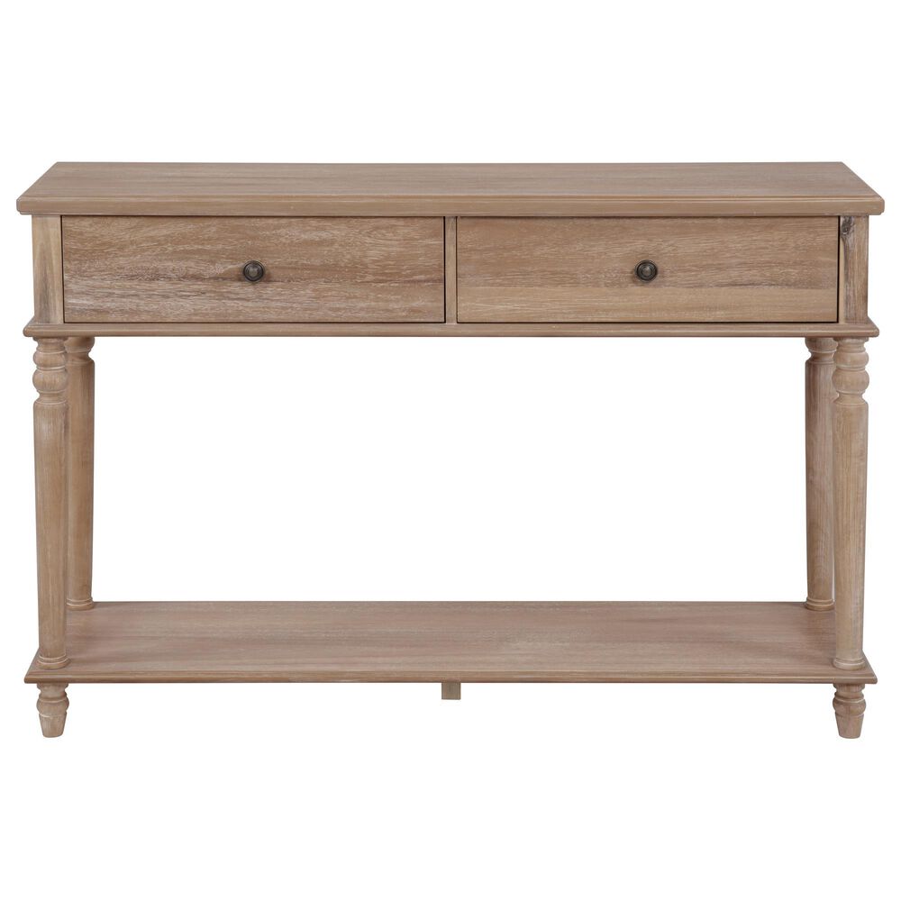 Linon Home Decor Mcghie Console Table in Brushed Grey, , large