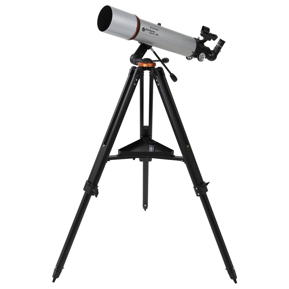 Celestron Starsense Explorer DX 102AZ Smartphone App-Enabled Refractor Telescope in Silver, , large