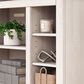 Ashley Dorrinson 48" Corner TV Stand in Antiqued White and Gray, , large