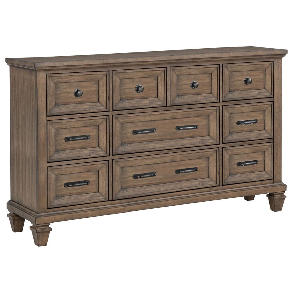 New Heritage Design Mariana 9-Drawer Dresser in Vintage Mocha, , large