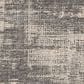 Nourison Rush CK953 6" Round Grey and Beige Area Rug, , large