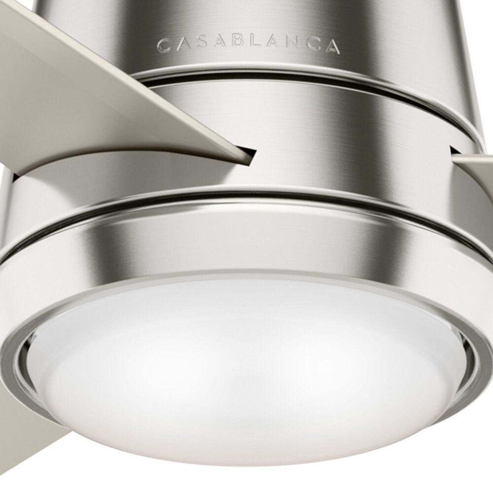 Hunter Commodus 54&quot; Ceiling Fan with LED Light in Brushed Nickel, , large