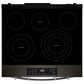 Whirlpool 30" Smart Electric Range with Air Cooking Technology in Black Stainless, , large