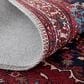 Feizy Rawlins 39HDF 3"11" x 6" Red and Navy Area Rug, , large