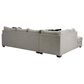 Ashley Megginson 3-Piece Right Facing U-Shaped Sectional with Sofa Chaise and Storage Ottoman in Storm, , large