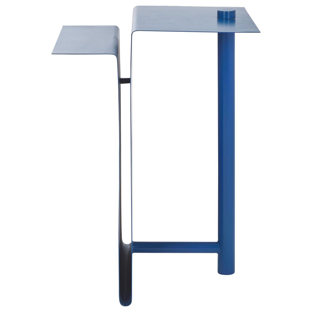 Safavieh Aldwyn Metal Accent Table in Blue, , large