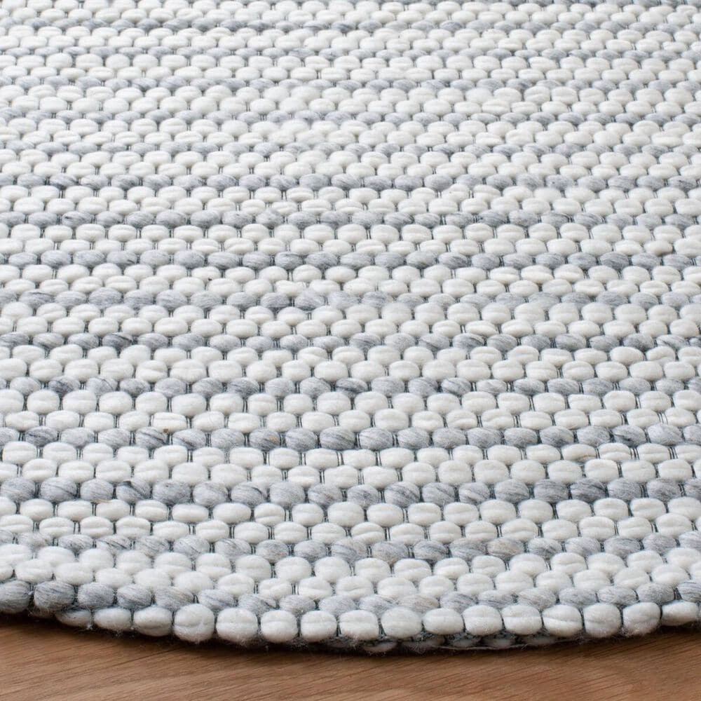 Safavieh Marbella 4&#39; Round Light Grey and Ivory Area Rug, , large