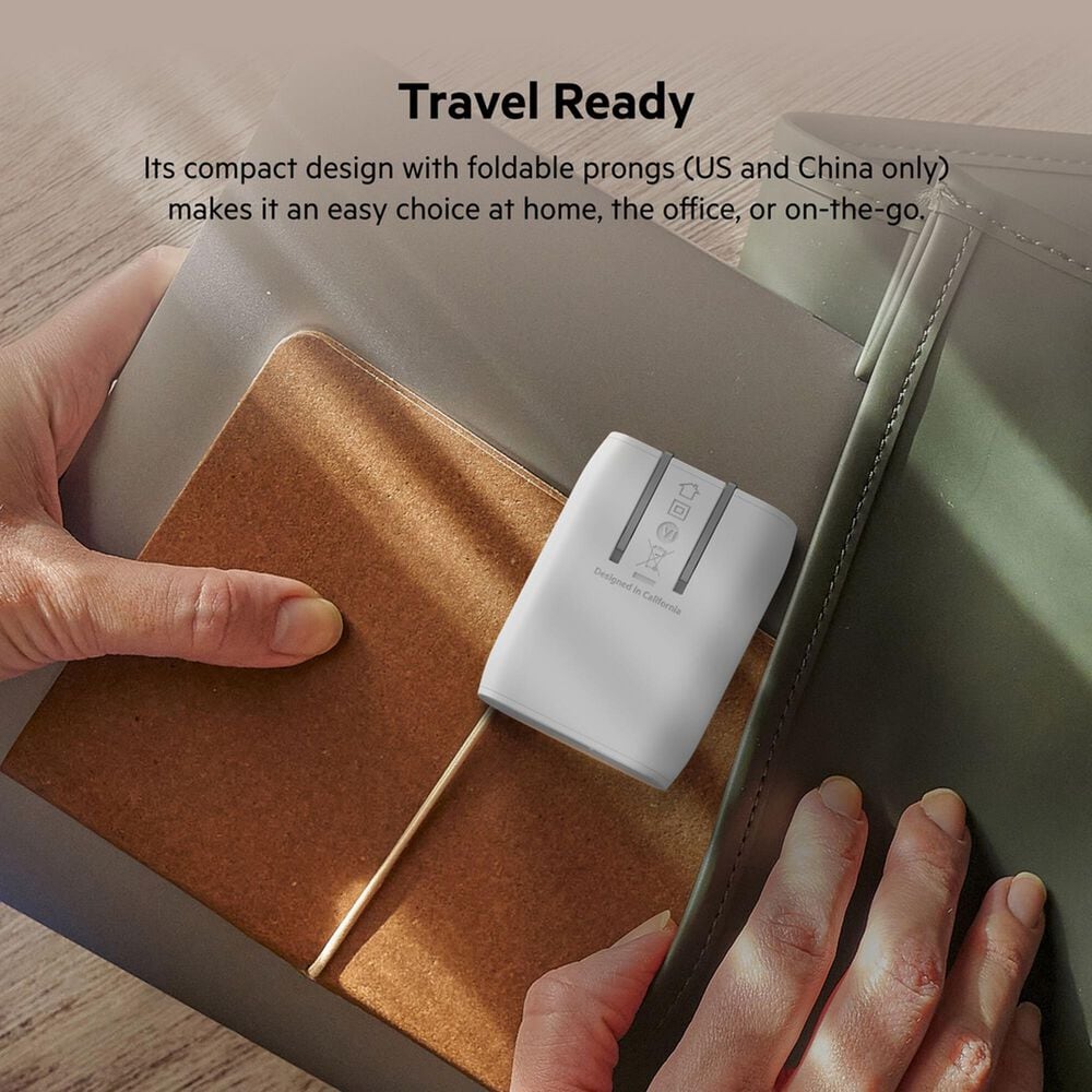 Belkin BoostCharge 20W USB-C PPS Wall Charger with Type C to Lighting Cable in White, , large