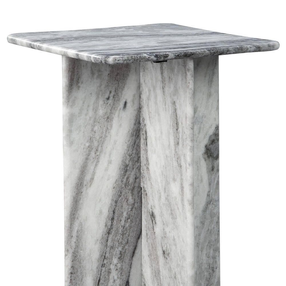 Ashley Keithwell Square Accent Table in Gray and White, , large