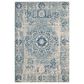 Safavieh Evoke EVK260C 10" x 14" Ivory and Blue Area Rug, , large