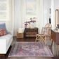 57 Grand by Nicole Curtis Series 1 2" x 3"9" Red, Beige and Navy Area Rug, , large
