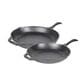 Lodge Chef 2-Piece Skillet Set in Black, , large