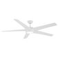 Minka-Aire Skymaster 65" Ceiling Fan with LED Light in Flat White, , large