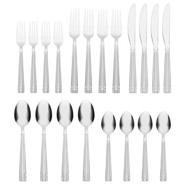Lenox Axis Sand 20-Piece Flatware Set in Silver, , large