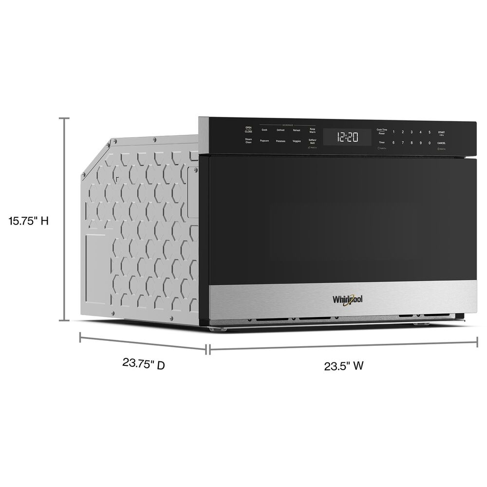 Whirlpool 1.3 Cu. Ft. Built In Microwave in Stainless Steel, , large