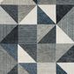 Drew and Jonathan Home Bowen Oblique 8" x 10" Blue Area Rug, , large