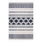 Safavieh Marrakesh MRK515B 5"3" x 7"6" Ivory and Blue Area Rug, , large