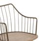Lumisource Winston Farmhouse Chair in Antique Copper Metal and Whitewashed Wood By LumiSource, , large