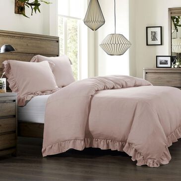 HiEnd Accents Lily 3-Piece Super Queen Comforter Set in Blush, , large
