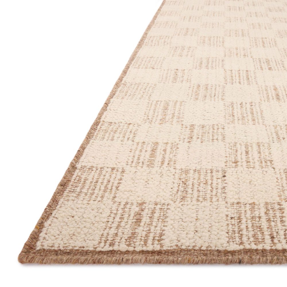 Loloi Knox Ivory and Terracotta 4&#39; x 6&#39; Area Rug, , large