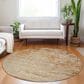 Dalyn Rug Company Burano BU2 8" Round Copper Indoor/Outdoor Area Rug, , large