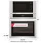 Frigidaire 30" Microwave Combination Wall Oven in Stainless Steel, , large