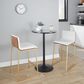 Lumisource Mason 26" Counter Stool with White Cushion in Gold and Walnut (Set of 2), , large