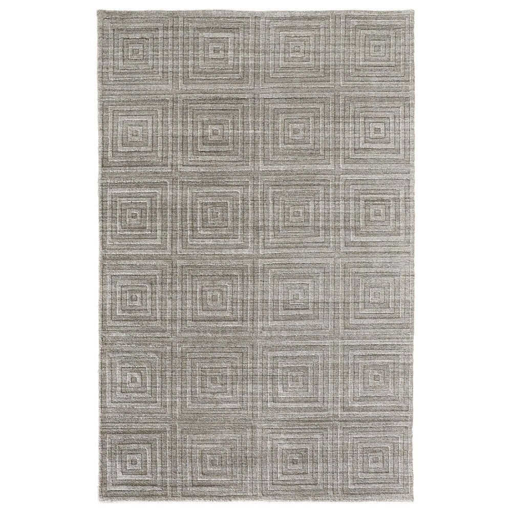 Feizy Redford 8670F 10" x 14" Beige and Gray Area Rug, , large