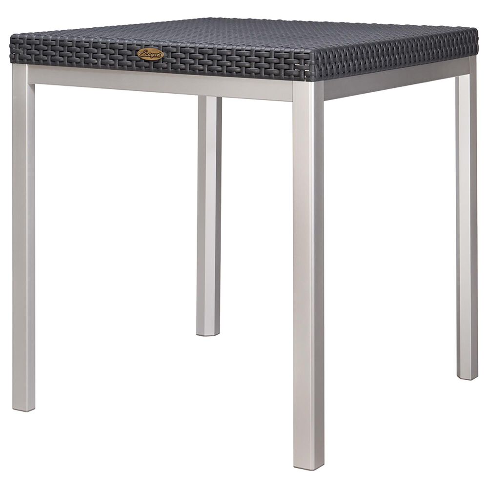 Lagoon Furniture Russ Rattan Dining Table in Black, , large
