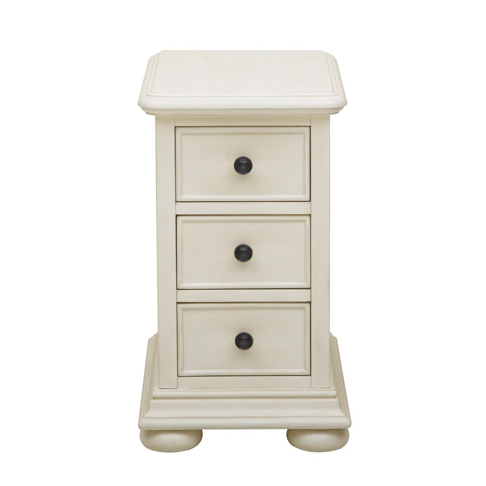 Accentric Approach Accentric Accents Benton Chairside Storage Chest in White, , large