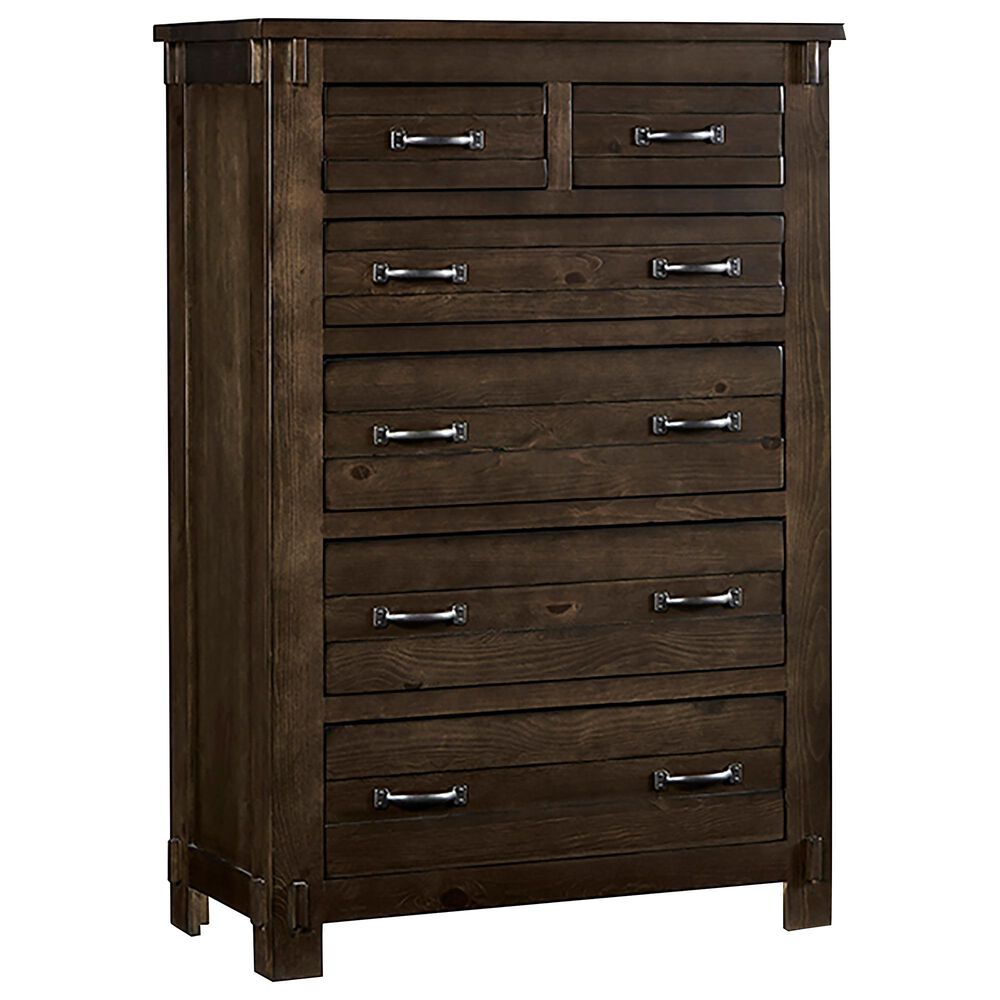 Progressive Thackery 6 Drawer Chest in Molasses, , large