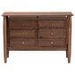 Baxton Studio Alyssa 6-Drawer Dresser in Walnut Brown, , large