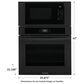 Frigidaire 30" Microwave Combination Wall Oven in Black, , large