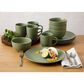 Gibson Home Everyday Plus 12-Piece Stoneware Dinnerware Set in Sage, , large