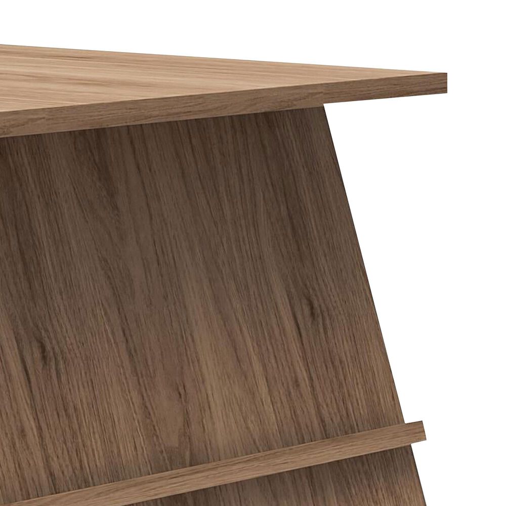 DHP Danton A-Frame Coffee Table with Magazine Perch in Danish Walnut, , large