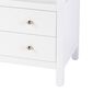 Butler Specialty Company Nora 2-Drawer Wide Nightstand with Open Shelf in Smooth White, , large