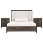 New Heritage Design Landon 3-Piece Queen Bedroom Set with Two Nightstands in Walnut, , large