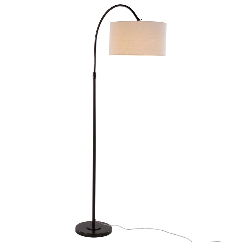 LumiSource April Metal Floor Lamp in Oil Bronze, , large
