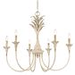 Golden Lighting Lillianne 6-Light Chandelier in Antique Ivory, , large