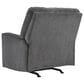 Ashley Rannis Manual Rocker Recliner in Pewter, , large